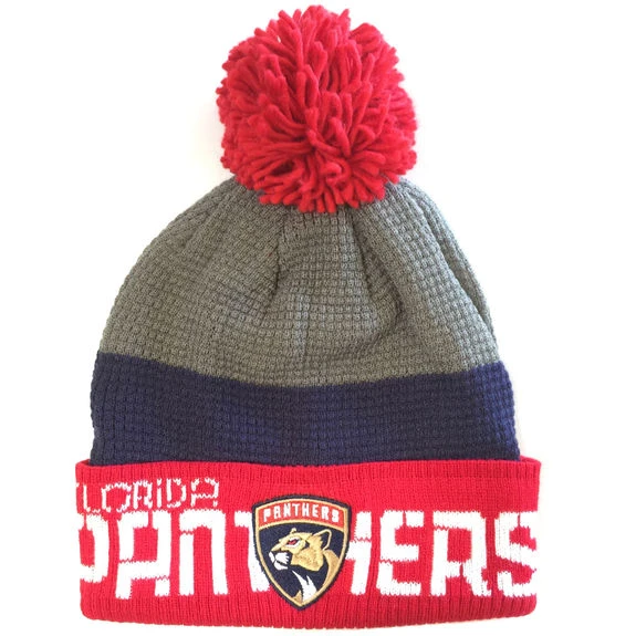 Bonnet NHL Floride Panthers Pompon 3 Bonnet NHL Floride Panthers Pompon